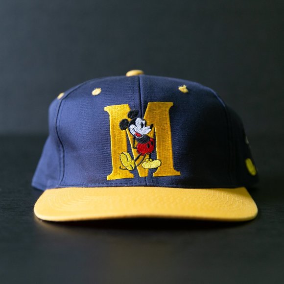 Disney Other - Vintage 90s Disney Mickey Fresh Caps Snapback Hat